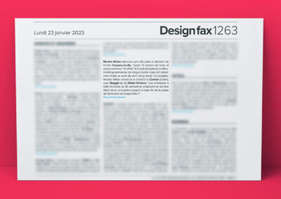 Design Fax 1263, Création de Nickel-Chrome